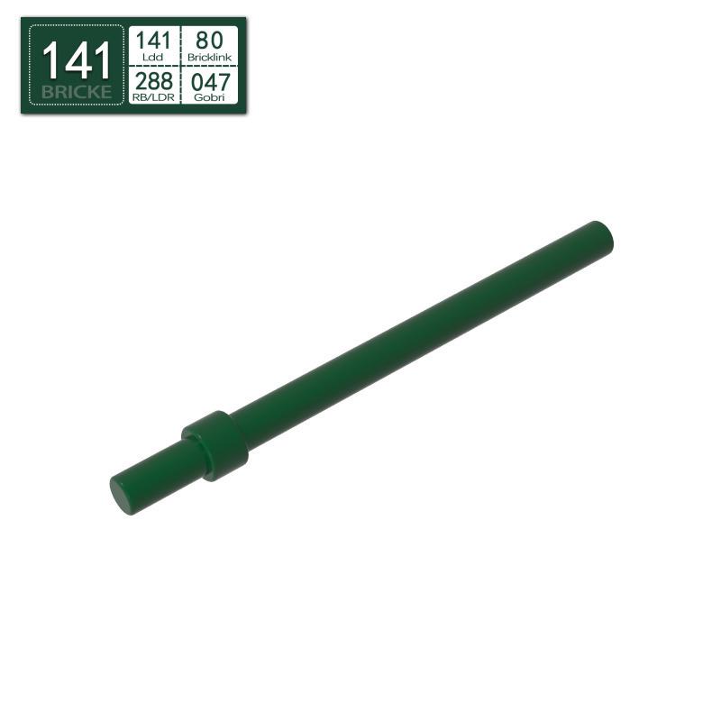 BRICKE Guest Building Blocks 1x6 with Stop Cylinder, Lego Compatible (63965, 18274, 93790, 4095)
