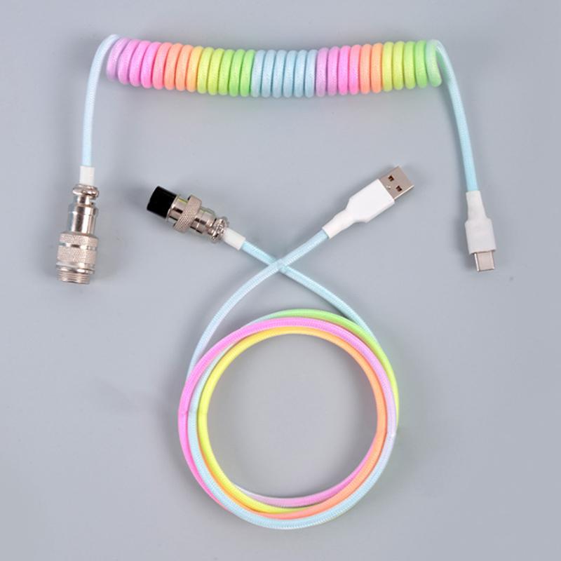 USB-клавиатура Type-C USB-кабель Typec Механическая клавиатура Витой провод Aviator 1,5 м
