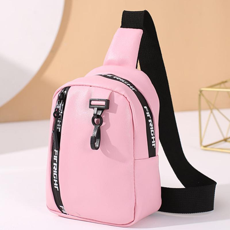 Женская нагрудная сумка, простая модная яркая цветная сумка через плечо, повседневная байкерская сумка с широким плечевым ремнем