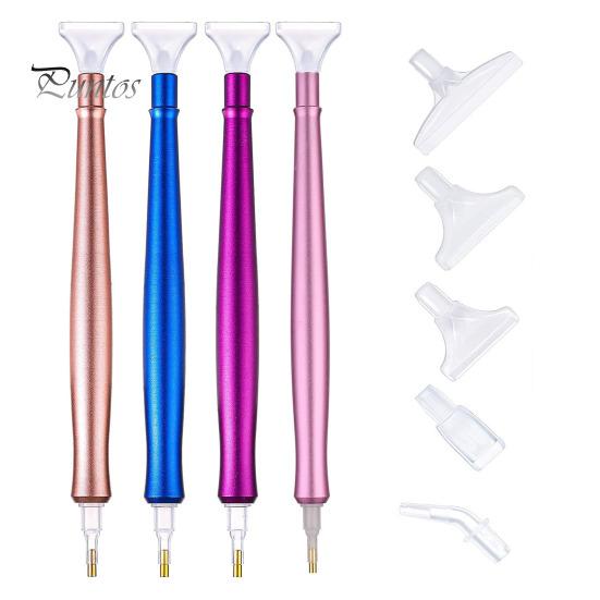 Электрическая алмазная художественная ручка Вакуумная алмазная художественная ручка со сменными наконечниками Инструмент для алмазного искусства без воска для круглых и квадратных бриллиантов