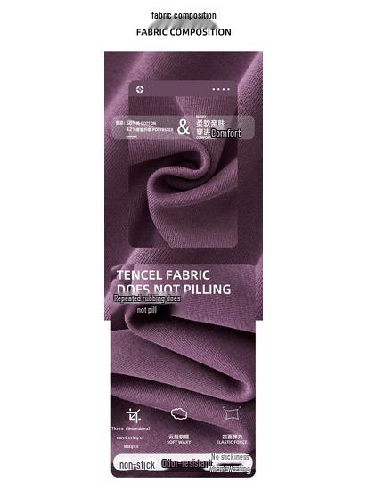 GAGN Женские фиолетовые повседневные брюки прямого кроя с высокой посадкой – простые, свободные и универсальные.