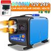 Car Heater 12V 24V 8000W Engine Preheater Air Diesel Heate Aluminum Shell Air Parking Heater Warmer Wireless LCD Remote Control