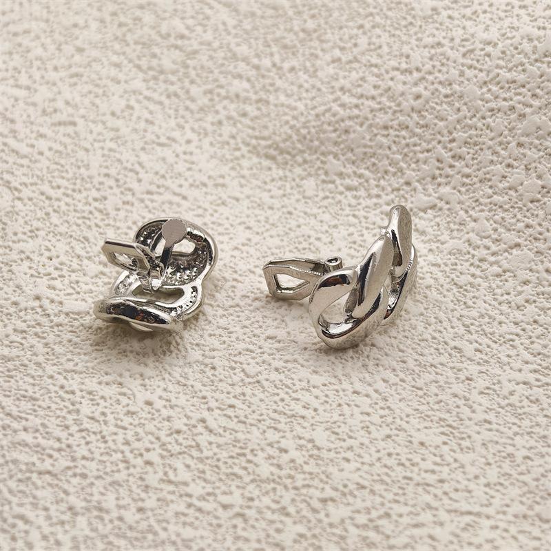 Нет проколов ушей Цепочки для ушей Серьги-петли Клипсы для ушей Простые серьги