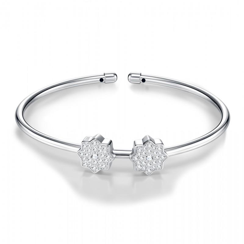 Luxury Open Cuff Bracelet 2025 Winter Ins Style Versatile Jewelry Women
