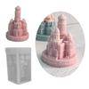 Church Candle Silicone Moulds Handmade Candle Molds Castle Resin Molds Casting Molds DIY Baking Molds Home Decorations
