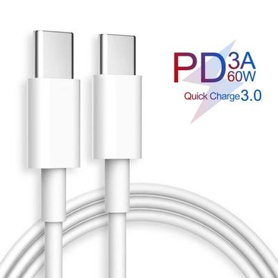 Кабель USB Type C к USB Type C 60 Вт PD QC 4.0 Кабель USB-C для быстрой зарядки для Samsung Galaxy S10 S9 Xiaomi Redmi 15 Pro