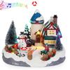 Аксессуары для рождественского набора «Деревня», игровая фигурка для детей, коллекционное украшение для строительной сцены, домашний камин, праздничный декор