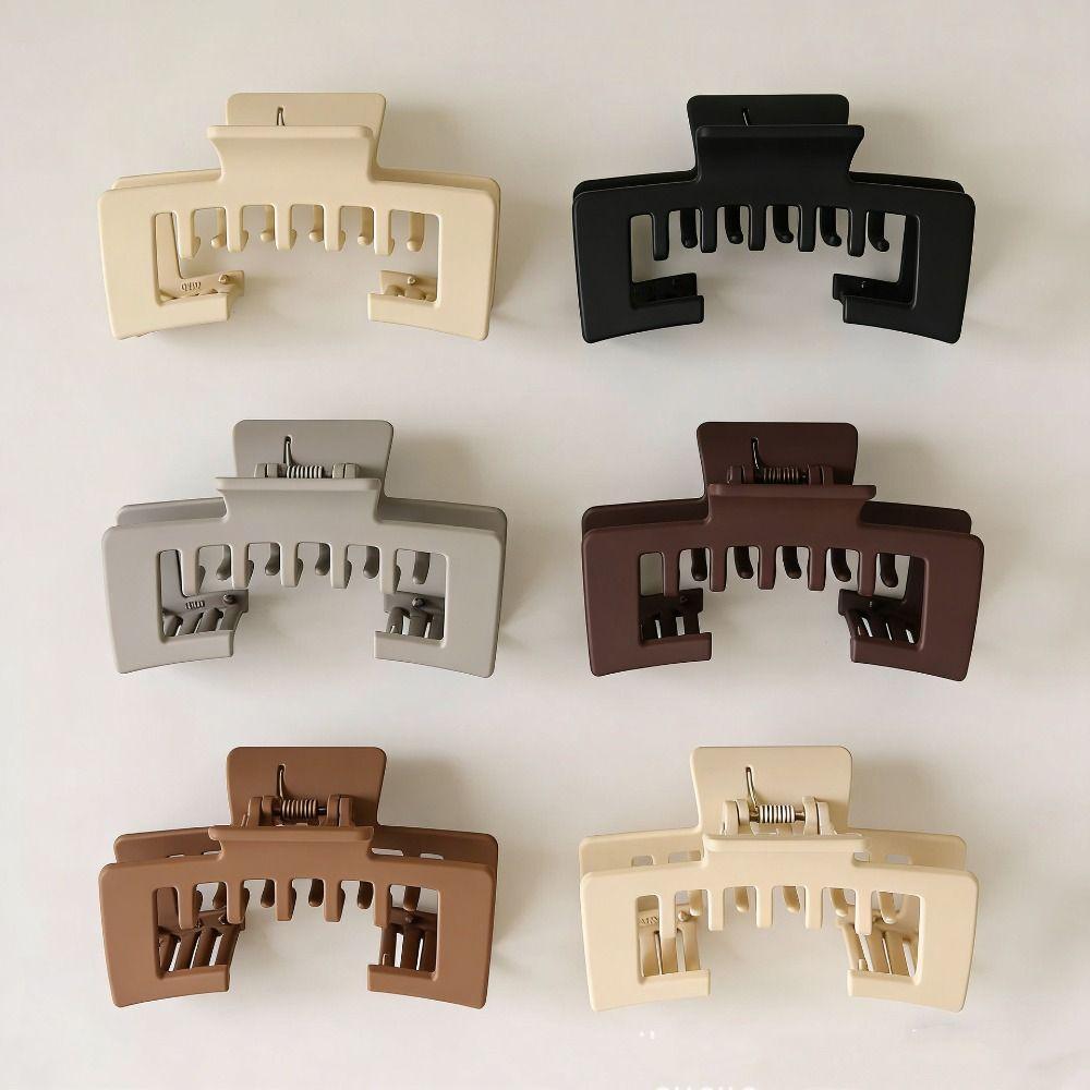 Non-Slip Hat-Friendly Hair Claw Hairpin Large Size Shark Clip Baseball Cap Grab Clip Travel