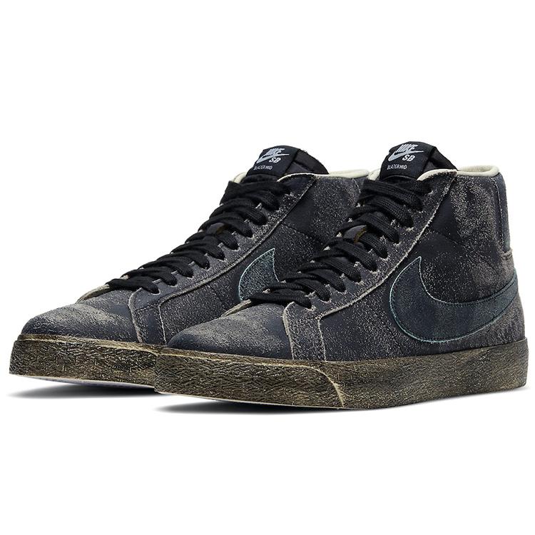 Nike Блейзер Мид Выцветший Черный DA1839-001