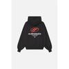 High Street Gothic Hoodie Set Letter Print Loose Fit Sweatshirt Women