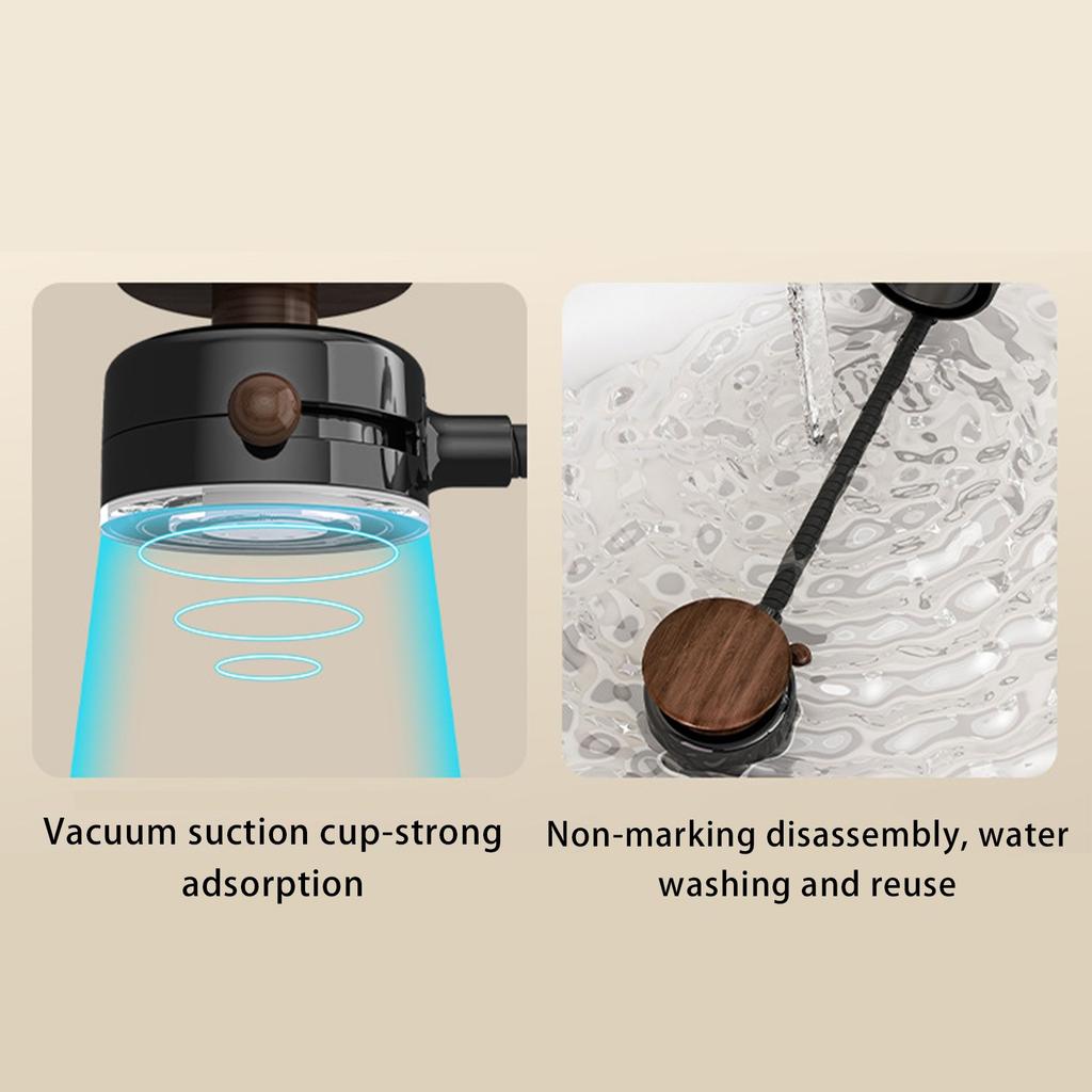 Ореховый Туалет Ванная Комната Стеллаж для Хранения Присоска Держатель для Фена