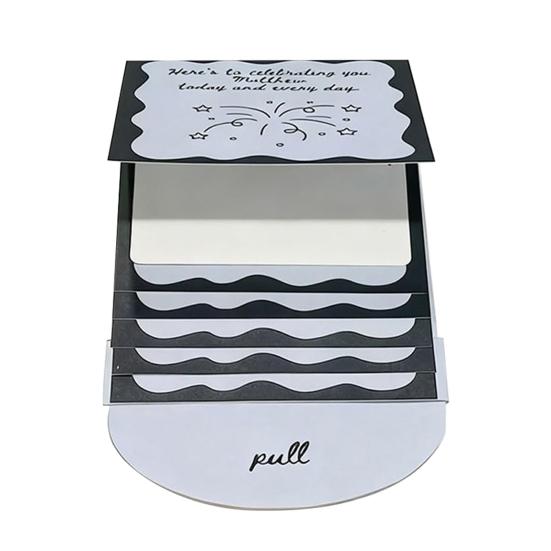 Буклет для подарочных карт «Водопад», ручная работа, креативный праздничный держатель для наличных и ваучеров, для группового дарения