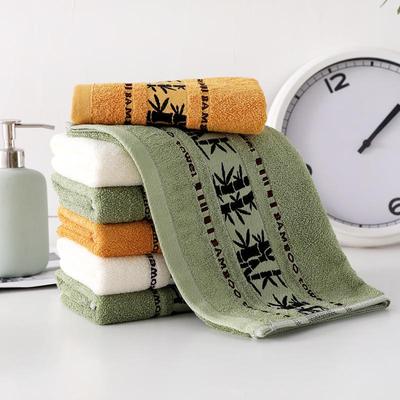 Летнее супермягкое бамбуковое полотенце для лица с чернилами из бамбукового волокна, подарочный набор - утолщенное и не оставляющее ворсинок