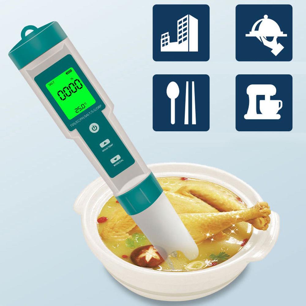Multifunctional Digital 7 In 1 Water Quality Tester Portable High Accurancy Water Quality Test Pen