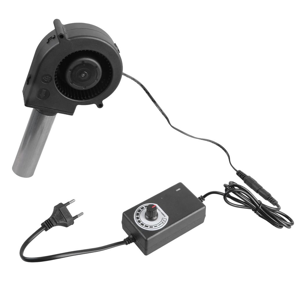 Электрический вентилятор для барбекю с регулируемой скоростью и гибким шлангом для розжига угля