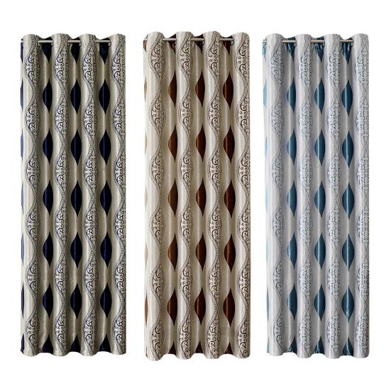 Полиэстеровая занавеска премиум-класса, устойчивая к разрыву, стильная затемняющая занавеска из полиэстера с люверсами для детской комнаты