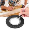 Round Circle Template Ruler Maker Tool Adjustable Measurement for Woodworking Drafting Drawing