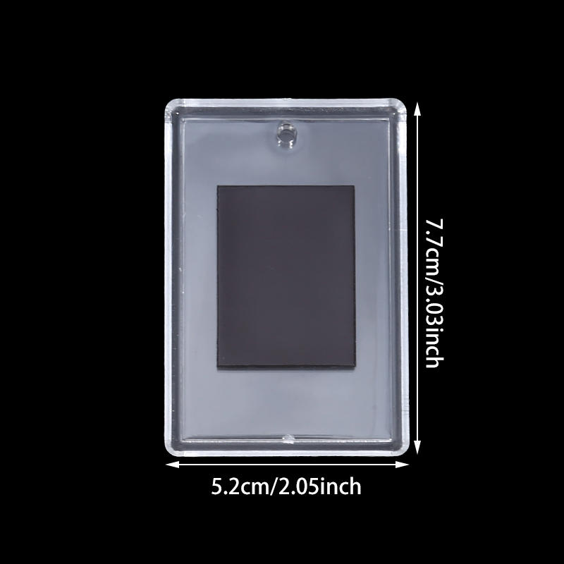 10-50PC Clear Magnet Photoes Holders Acrylic Refrigerator Magnetic Display Frames Office DIY Insert Photo Picture Storage Holder