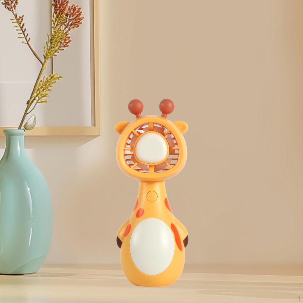 Портативный мини-вентилятор с очаровательным дизайном в виде животных для летнего веселья