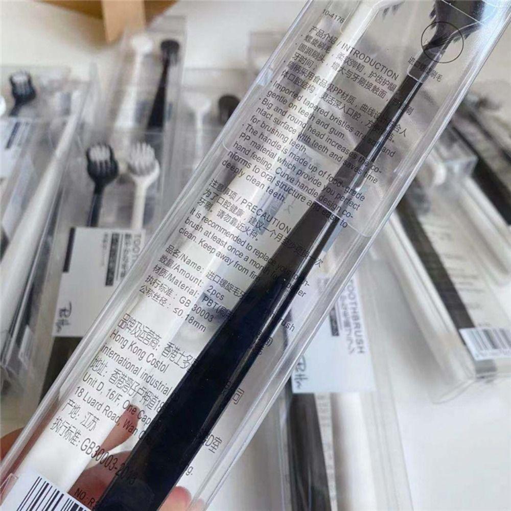 Health Cleaner Ultra Fine Adult Tooth Brush Oral Care Brush Couple Toothbrush Oral Hygiene Tool