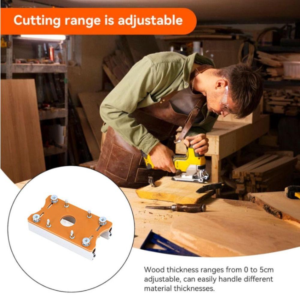 Регулируемая базовая фреза 2-в-1, пазовая стойка для деревообработки, прочный пазовый локатор для фрезера, дерево