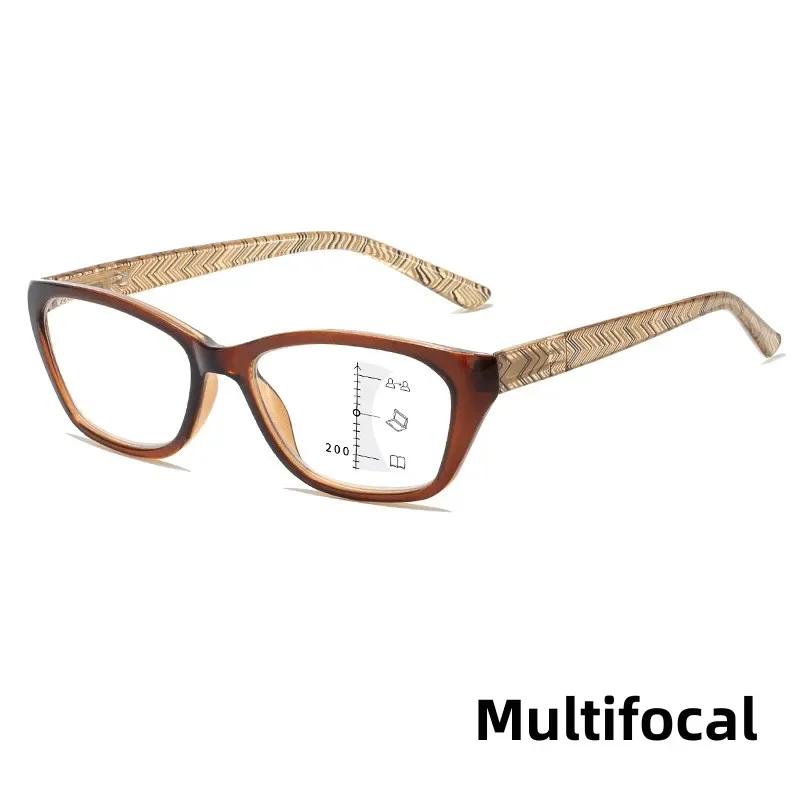 High Definition Reading Eyewear New Far Near Dual Use Anti Blue Light Presbyopia Glasses Progressive Multifocal eye glasses