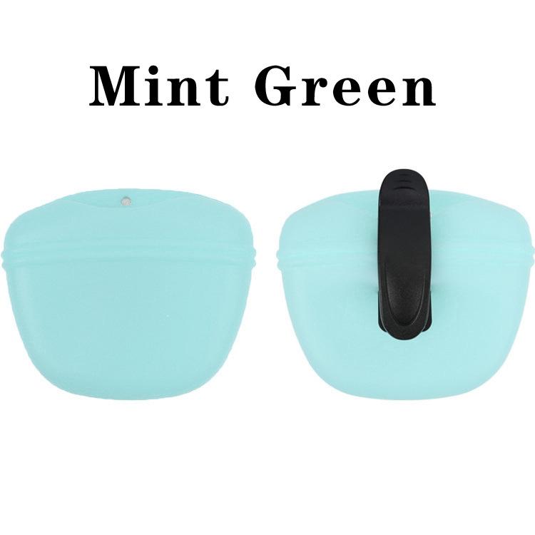 Portable Silicone Storage Bag for Dog Treats, Instant Dog Training Bag, Outdoor Puppy Candy Dispenser, Food Reward Pouch, Pet Accessories