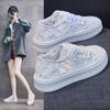 Fashion Summer 2024 New Women's Shoes Versatile Fashion Sequin Mesh Breathable Casual Sneakers Shoes for Women Zapatos De Mujer
