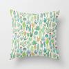 Nordic Style Tropical Plant Cactus Pattern Cushion Cover Sofa Car Office Pillowcase Home Decor Pillowcase
