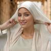 Ramadan Instant Chiffon Hijab With Tie Back Undercap Easy To Wear Muslim Woman Scarf Pinless Shimmer Headscarf Plain Hijabs