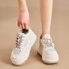 Летние папины кроссовки Женская повседневная обувь 8 см Толстая подошва Увеличение роста Белые кроссовки Дышащие На все случаи жизни Женская обувь