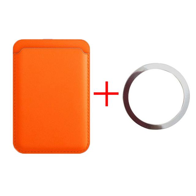 Для Magsafe Сильный Магнитный Кожаный Кошелек Карман Магнитный Для Apple iPhone 17 16 15 14 Держатель Карт Чехол-Сумка для Телефона Аксессуары
