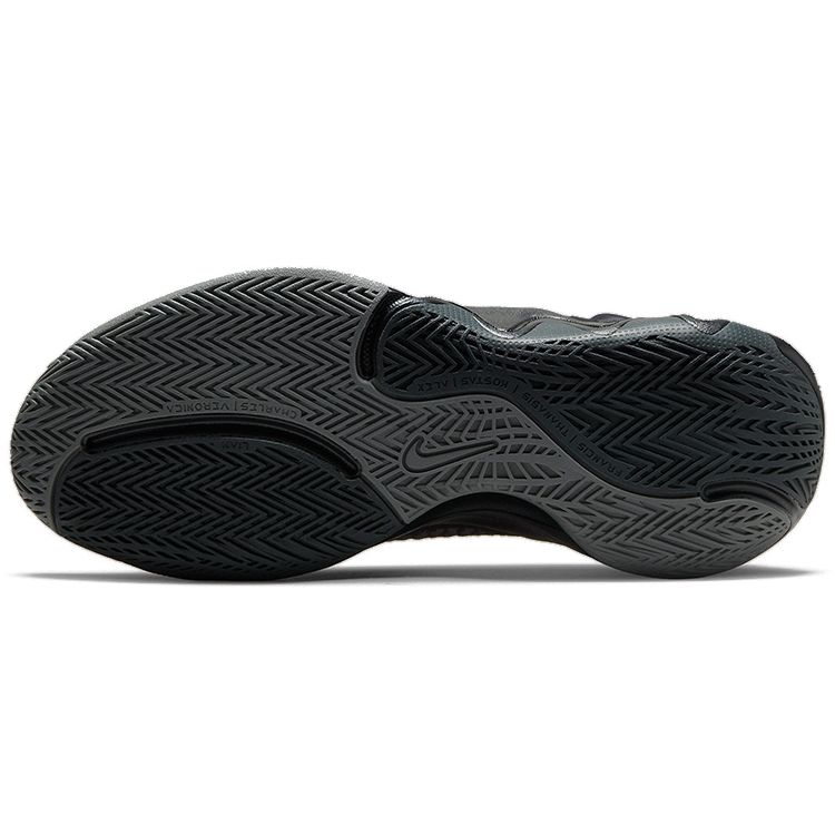 Nike Giannis Immortality Black Iron Grey Мужские кроссовки антрацитовый прозрачный CZ4099-009
