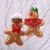 Kids Toys Hanging Ornaments Gingerbread Man Ornaments Pendant Home Decoration Christmas Decoration