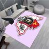 Ковры и коврики Isle of Man TT Ковер для мотоциклетных соревнований Декор для гостиной и спальни Мягкий ковер для большой площади Коврик для детской комнаты