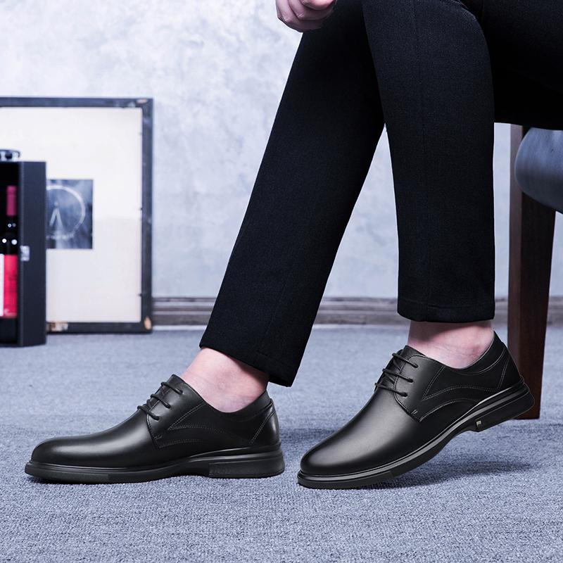2024 Classic Business Men's Dress Shoes Fashion Elegant Formal Wedding Shoes Black Men Slip On Office Oxford Shoes for Men