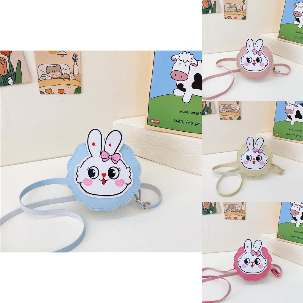 Rabbit Cute Cartoon Childrens Lanyard Messenger Bag Autumn Student Coin Purse