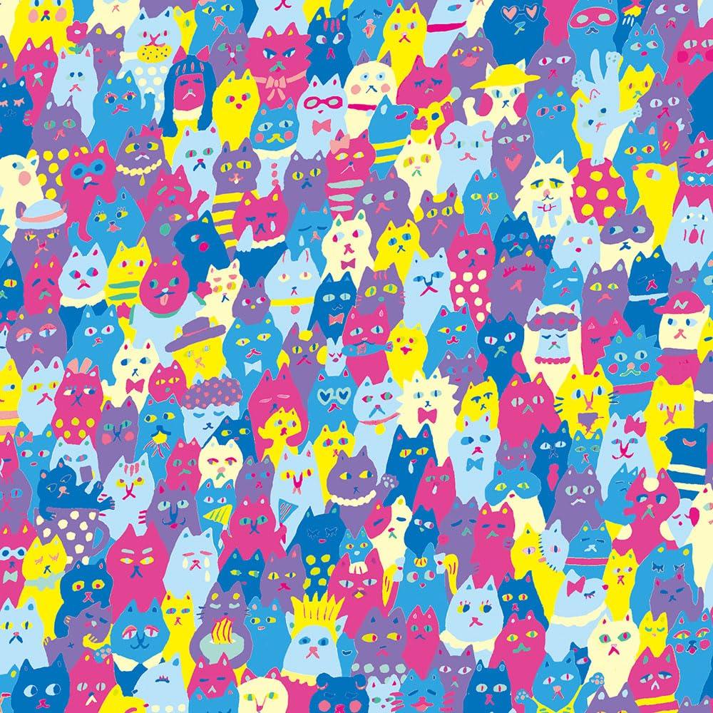 Toyo Origami Цветная бумага Чиёгами 15см 8 40 5187 Бумага с котами, квадратная, узоры, листы,