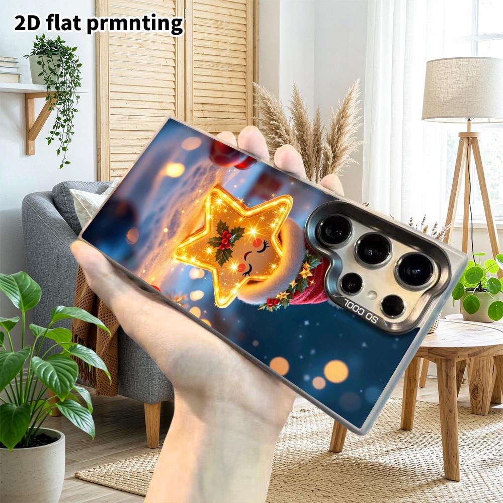 Чехол для телефона: 2D Плоский Защитный Чехол для Samsung Galaxy A34 A35 M05 M06 S20 S22 S21 FE Plus 5G, Стиль для Пары, Светящиеся Звезды, Рождественский и Хэллоуинский Подарок