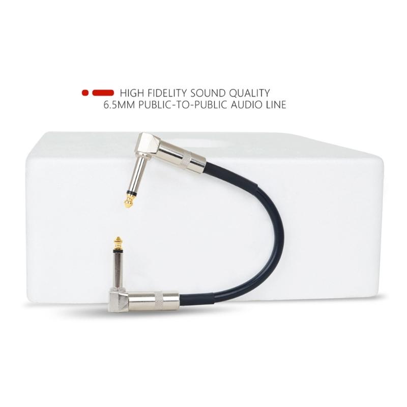 Guitar Effects Connection Cable 6.35 Monoblock Effects Connection Cable Shielded Monoblock Cable 15cm/30cm/50cm