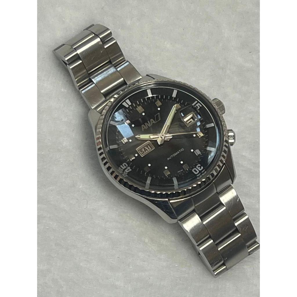 Used Immediate purchase OK ANA ORIENT Collaboration Orient Watch Automatic Black Made in Japan Working Condition