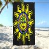 V-Valentino R-Rossi VR46 MotoGP Beach Towel, Microfiber Soft Quick Dry Bath Towel for Fans Swimming Pool Outdoor Gift