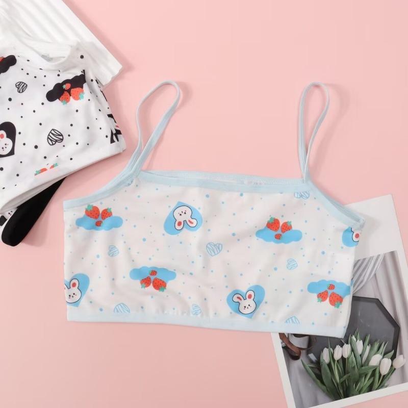 Girls Sling Bra Teenage Developmental Vest Junior High School Middle School Big Kids Underwear