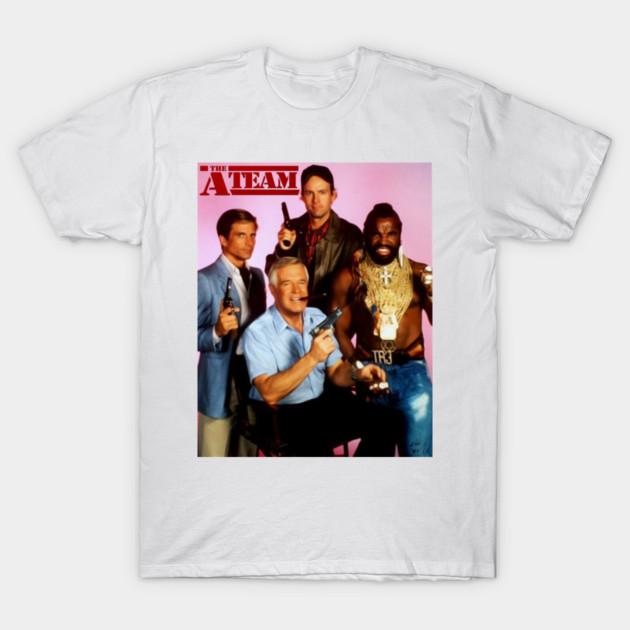 Asian Size Cotton Unisex Tshirt Print T-shirt The A Team T-shirt No-Cut Print Regular Fit