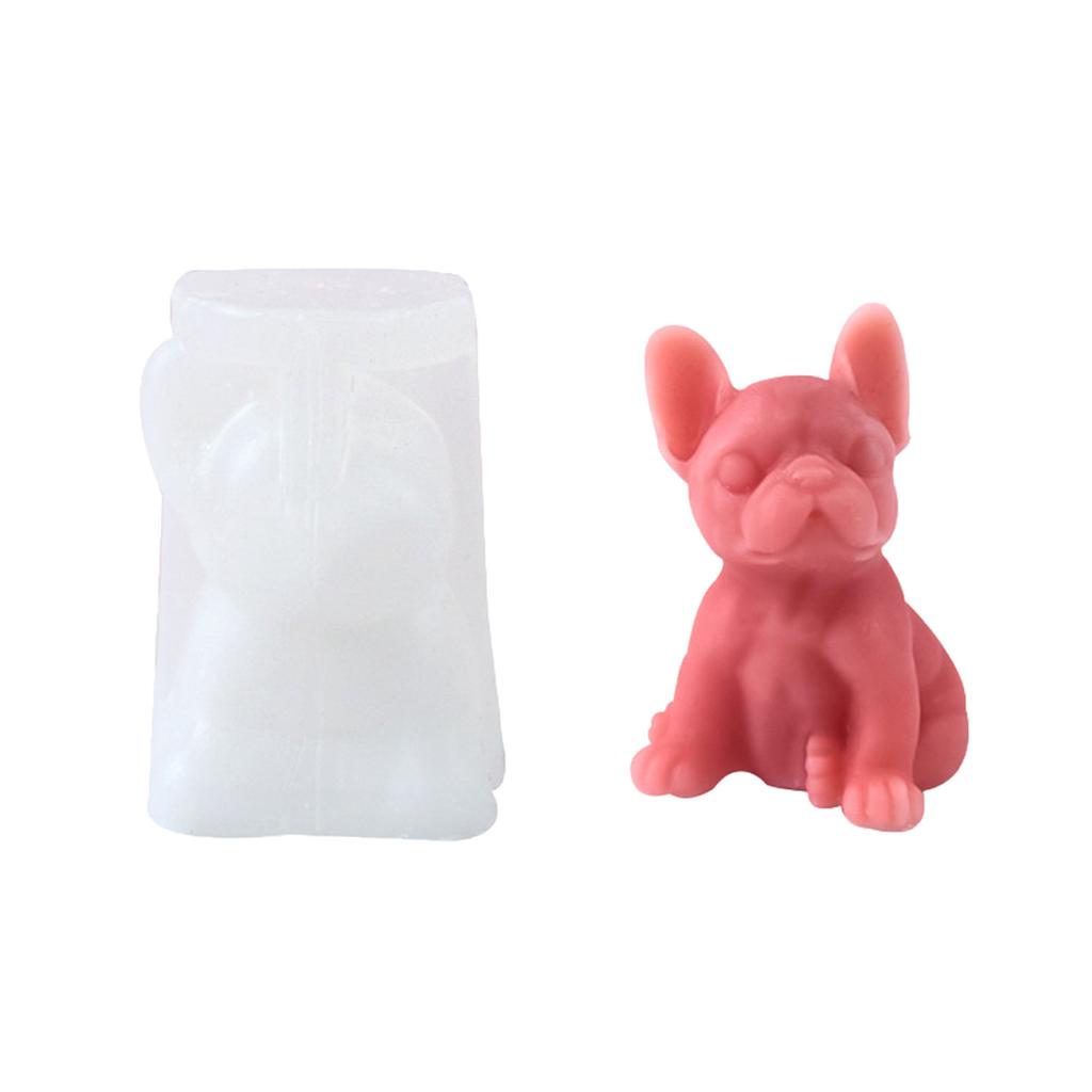 Dog Shaped Silicone Candle Molds Epoxy Resin Silicone Molds for Candle Soap Plaster Decorations Plaster Silicone Molds