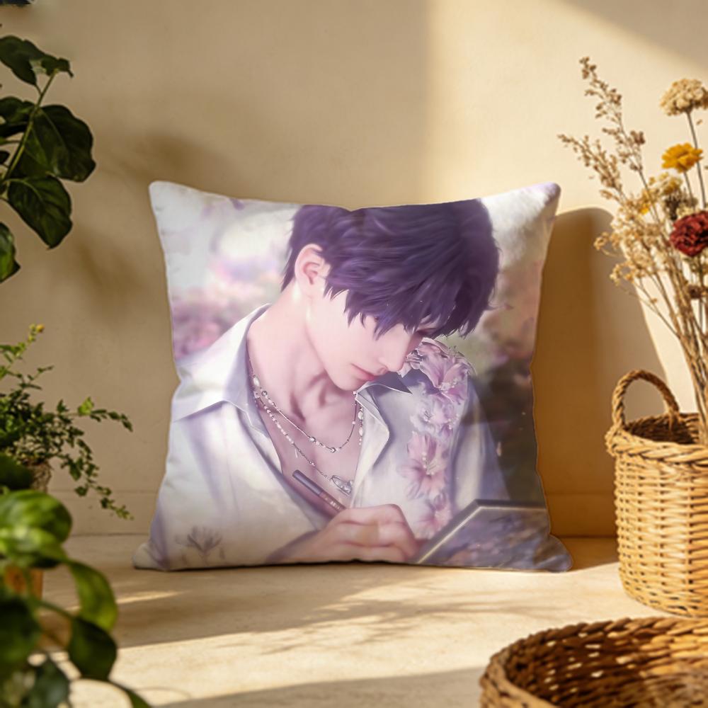 Trendy Llove and deepspaceed Cushion Cover Versatile DoubleSided Pillow Case Fit for Sofa Bed Car Daily Decor