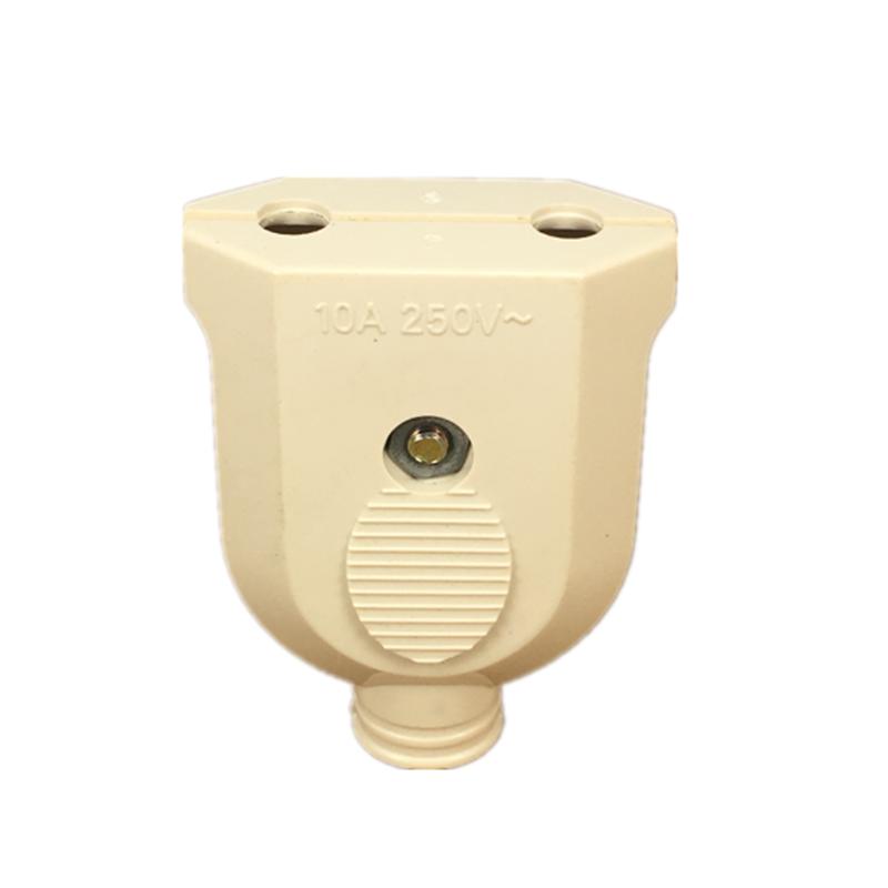 1 шт. ЕС Европейский 2-контактный AC Электрический штекерный разъем для розетки, адаптер, провод, удлинитель, разъем