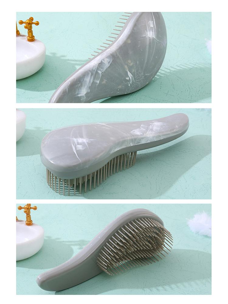 Portable Magic Handle Comb Anti-static Massage Hair Brush Tangle Detangle Shower Massage Hairbrush Comb Salon Hair Styling Tool