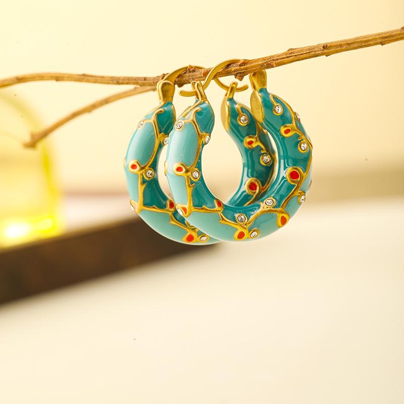 Женские серьги в элегантном винтажном стиле, дизайн «легкая роскошь», модные и универсальные, нишевый дизайн, клипсы для ушей, повседневные аксессуары