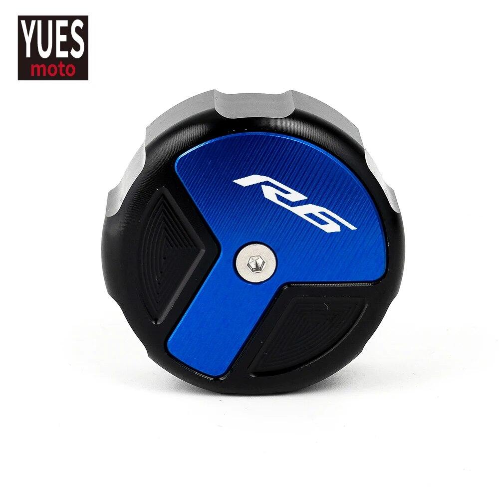 Аксессуары для мотоциклов, задняя крышка резервуара тормозной жидкости, масляная крышка, новая для YAMAHA R6 YZF R6 2000-2018